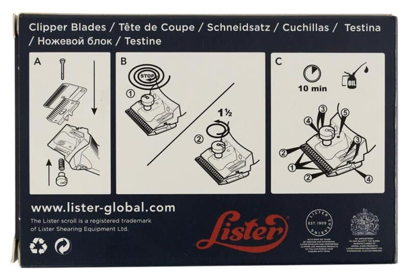Лезо №WLO 258-11840 Medium до машинки для стрижки від Lister