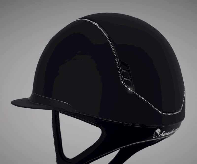 Шолом 2.0 MissShield Crystal Fabric Swarovsks Black +300 +5 Swar Black від Samshield