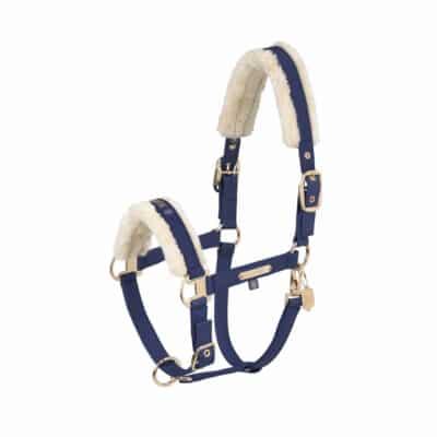 Недовуздок шкіряний з хутром Faux Double Pin Heritage 24/25 від Eskadron