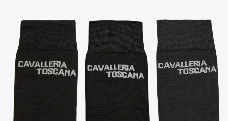 Гетри у наборі з 3-х пар CT Jacquard Logo від Cavalleria Toscana