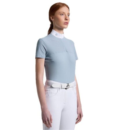 Поло турнірне жіноче CT Perforated Jersey Inserts від Cavalleria Toscana