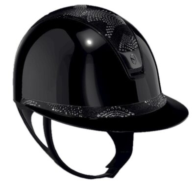 Шолом 2.0 MissShield Shadow Glossy Crystal Intarsia Black від Samshield