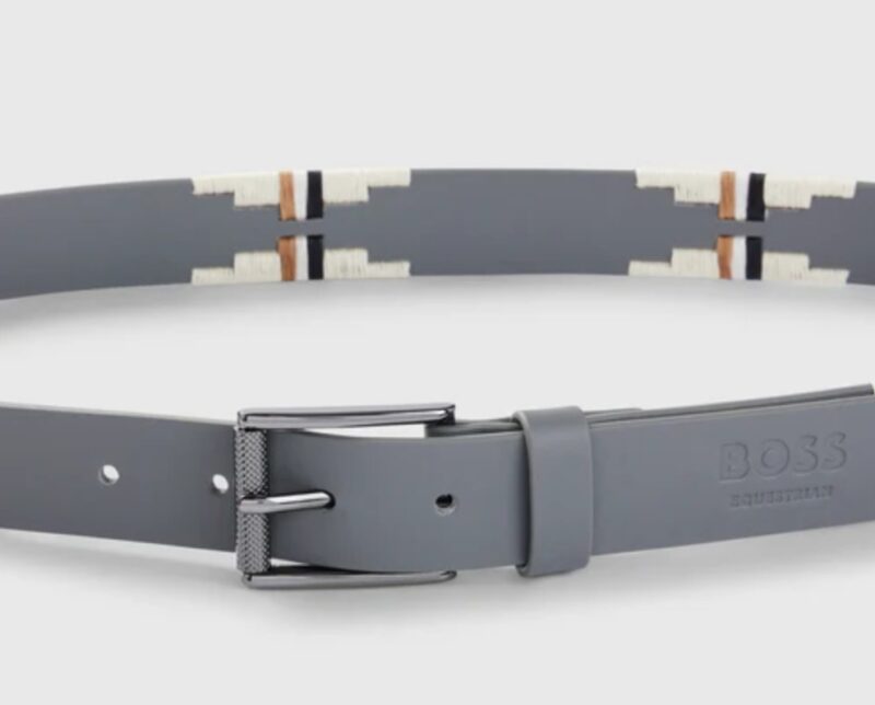Ремінь шкіряний Polo Signature від BOSS