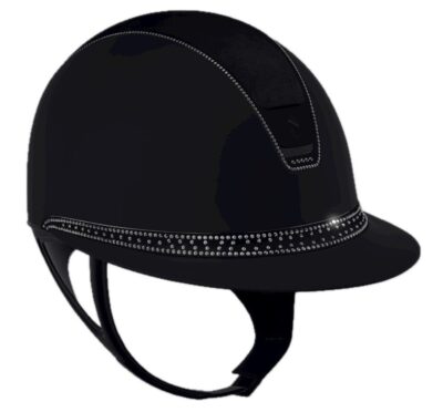 Шолом 2.0 MissShield Alcantara Crystal Tiara Black +300 +5 Swar Jet Hematite від Samshield